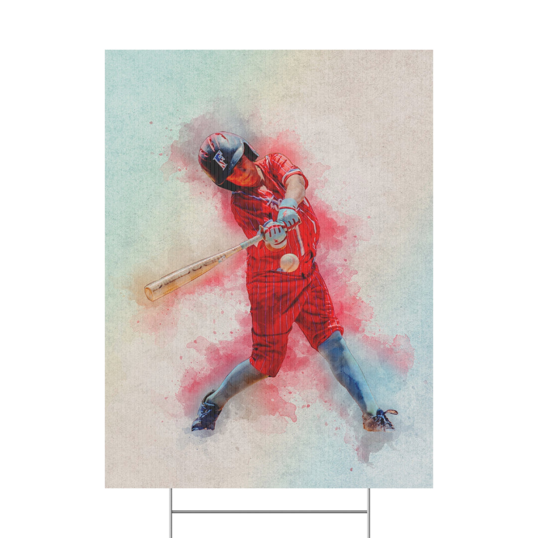 Offside Sports Photography Plastic Yard Sign