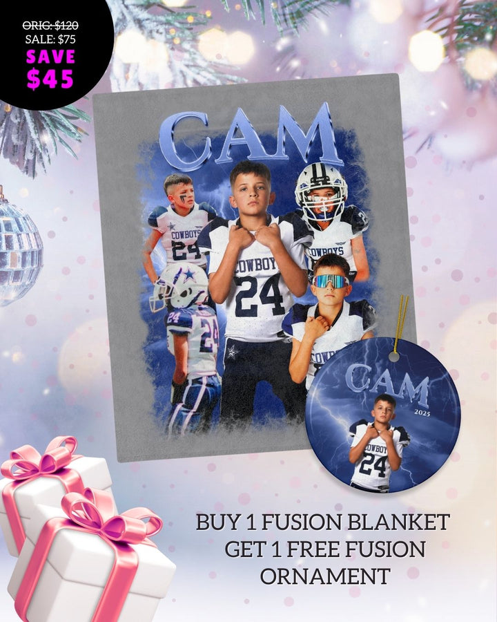 Buy a Fusion Blanket Get a Free Fusion Ornament