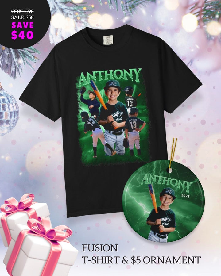 Buy a Fusion T-Shirt Get a Fusion Ornament for $5