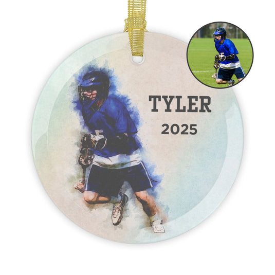 Custom Picture Glass Ornament