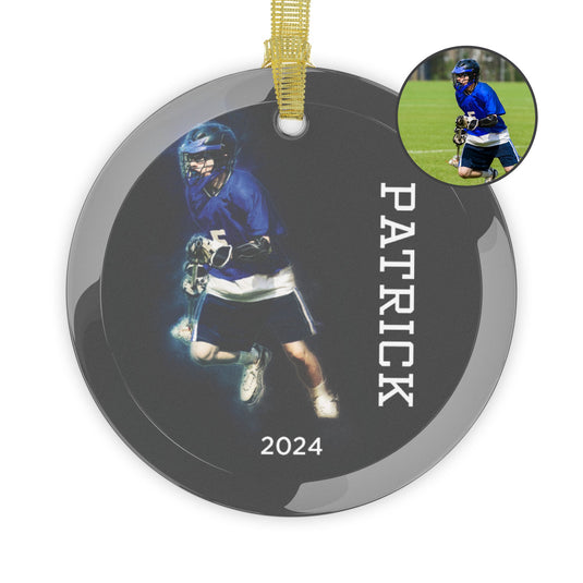 Custom Picture Glass Ornament