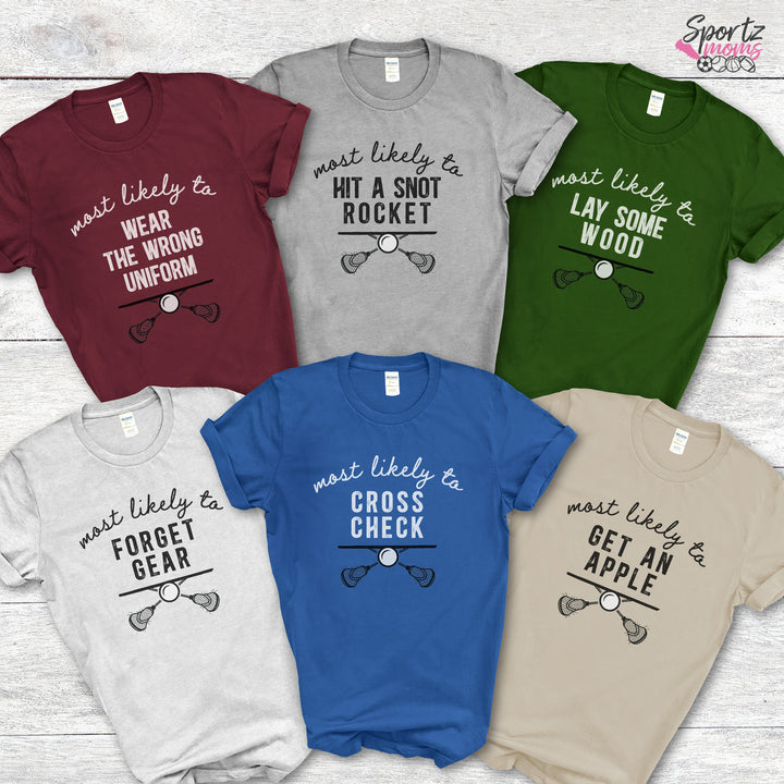 Most Likely To Lacrosse Youth Unisex T-Shirt