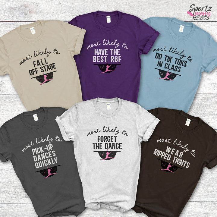 Most Likely To Dance Adult Unisex T-Shirt
