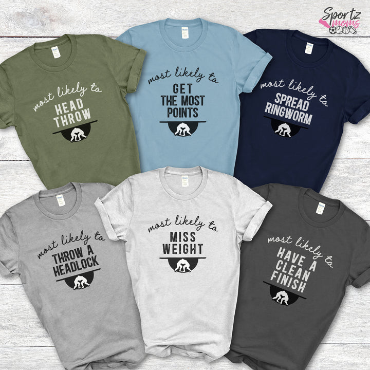 Most Likely To Wrestling Youth Unisex T-Shirt