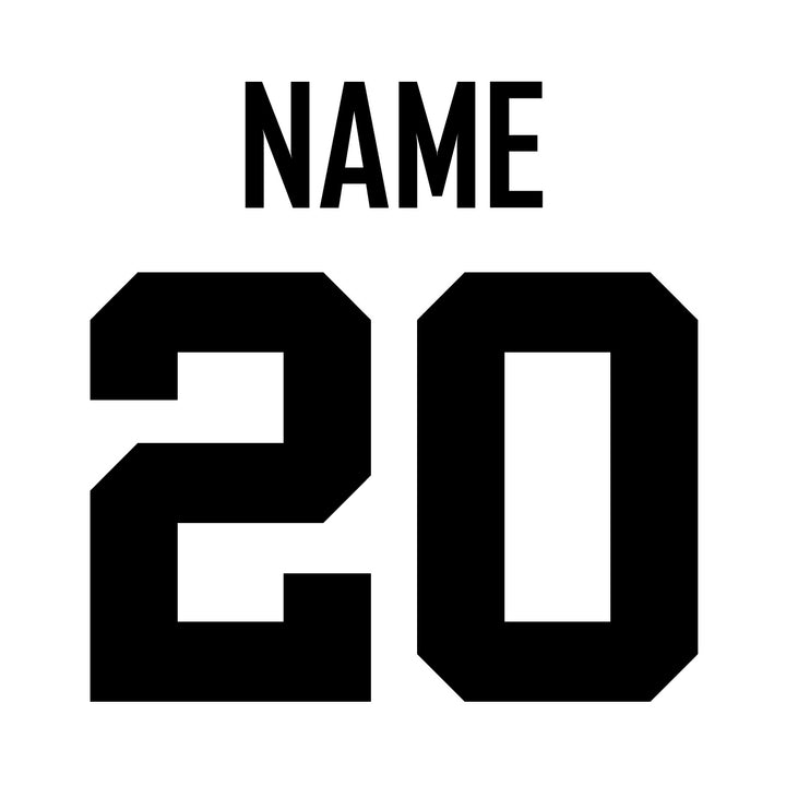 Custom Name & Number on Back Add-on