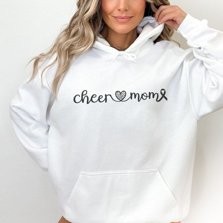 Cancer Collection Pick Your Sport Mom Ribbon & Heart Adult Unisex Hooded Sweatshirt