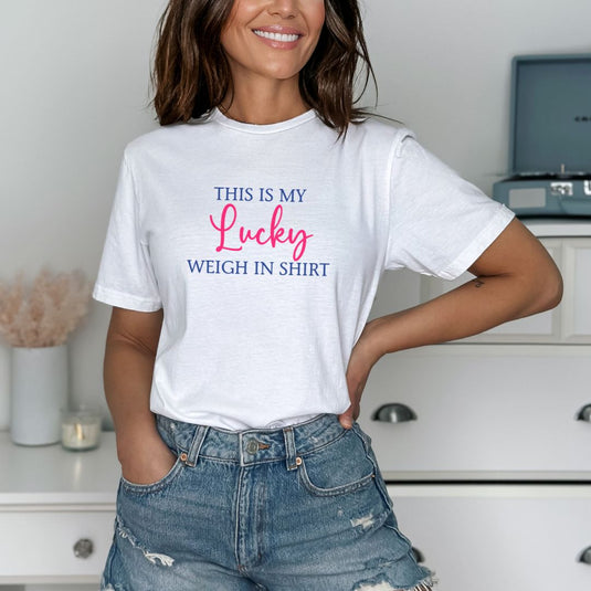 GLP1 and Done Adult Unisex Basic T-Shirt - Lucky Weigh In Shirt