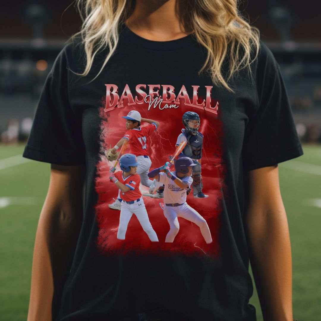 Sports Mom Picture Fusion Design - Unisex Adult Premium Apparel