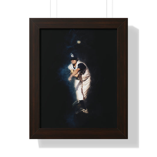 Quick Slants Photography Framed Vertical Poster