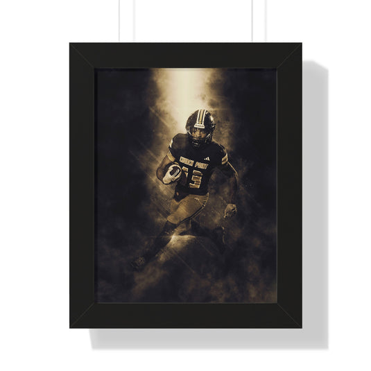 Quick Slants Photography Framed Vertical Poster