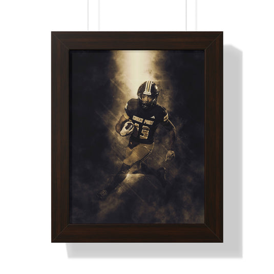 Quick Slants Photography Framed Vertical Poster