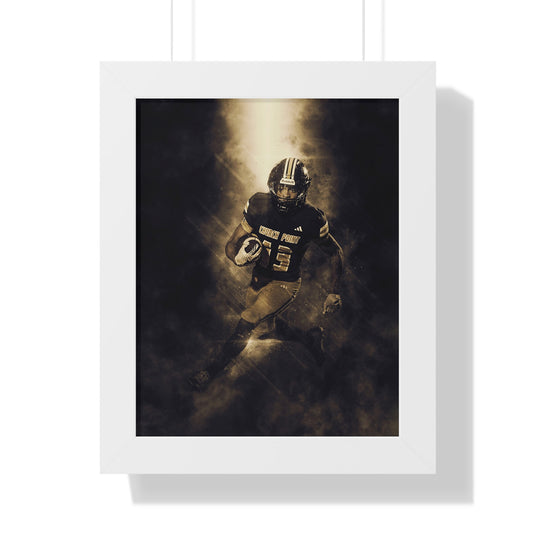 Quick Slants Photography Framed Vertical Poster