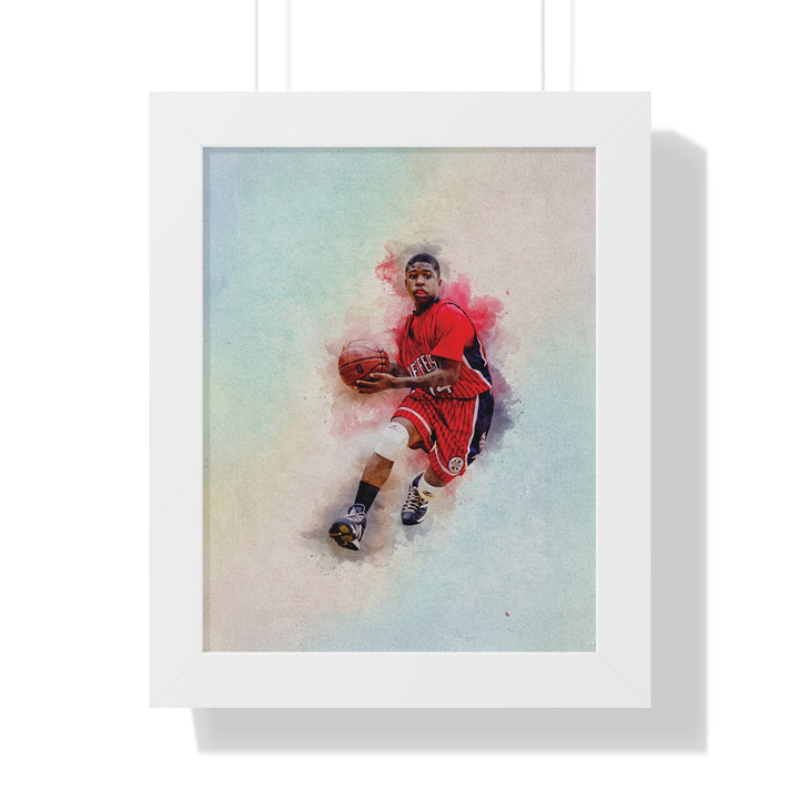 Quick Slants Photography Framed Vertical Poster