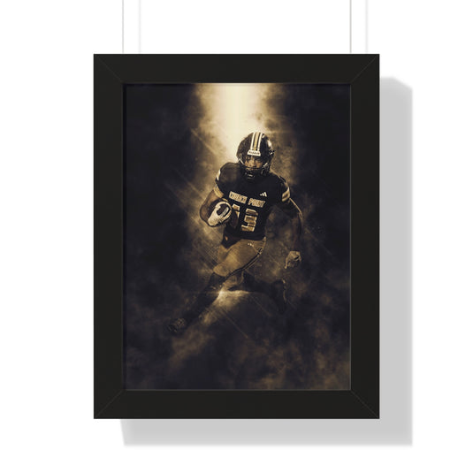 Quick Slants Photography Framed Vertical Poster