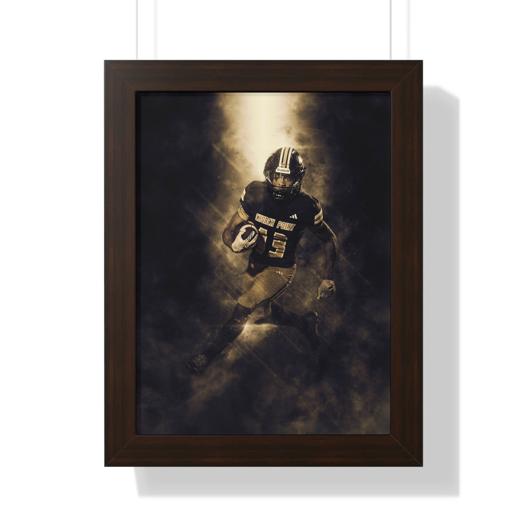 Quick Slants Photography Framed Vertical Poster