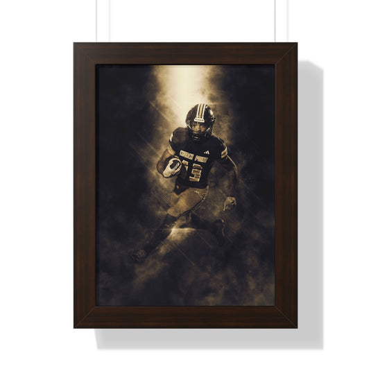 Quick Slants Photography Framed Vertical Poster