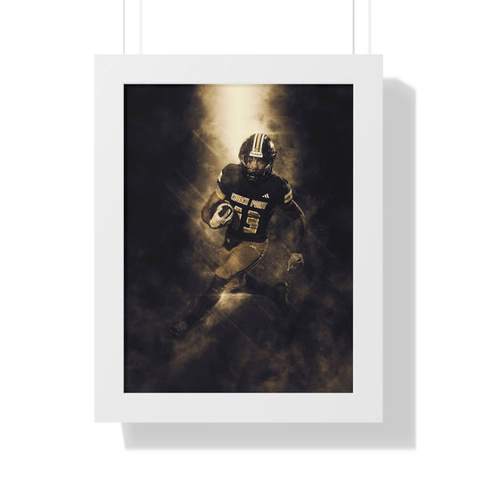 Quick Slants Photography Framed Vertical Poster