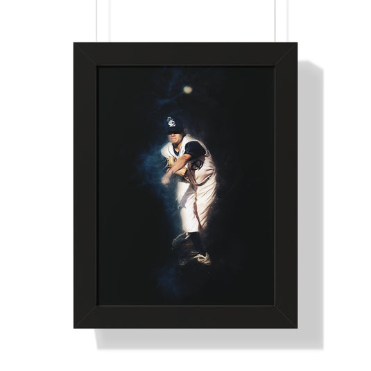 Quick Slants Photography Framed Vertical Poster