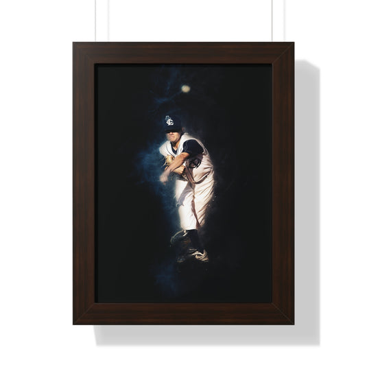 Quick Slants Photography Framed Vertical Poster