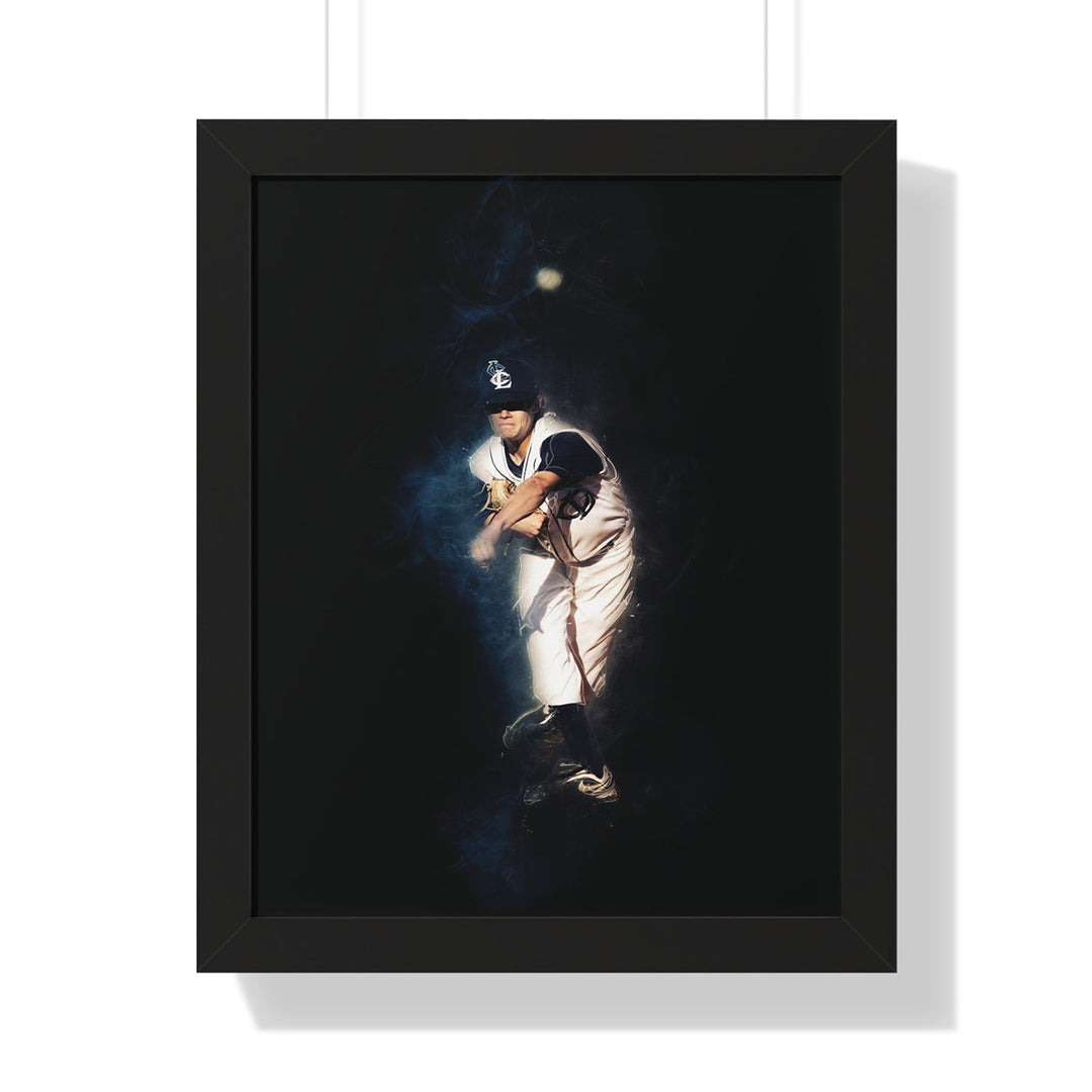 Quick Slants Photography Framed Vertical Poster