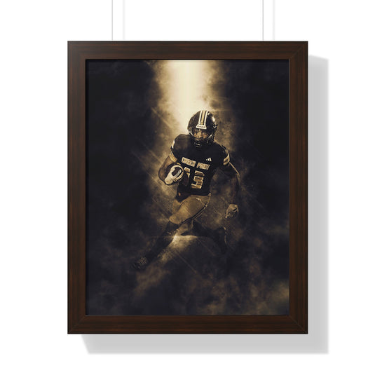 Quick Slants Photography Framed Vertical Poster