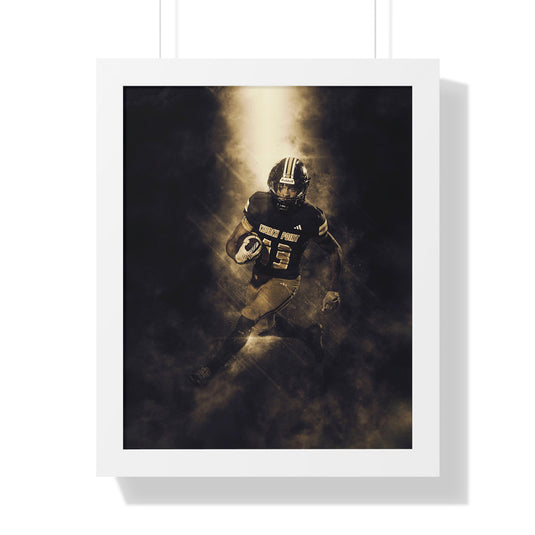 Quick Slants Photography Framed Vertical Poster