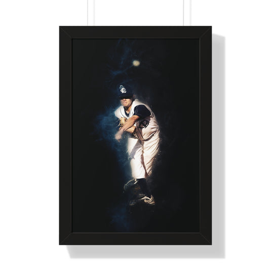 Quick Slants Photography Framed Vertical Poster