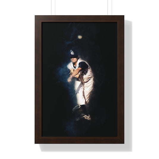 Quick Slants Photography Framed Vertical Poster