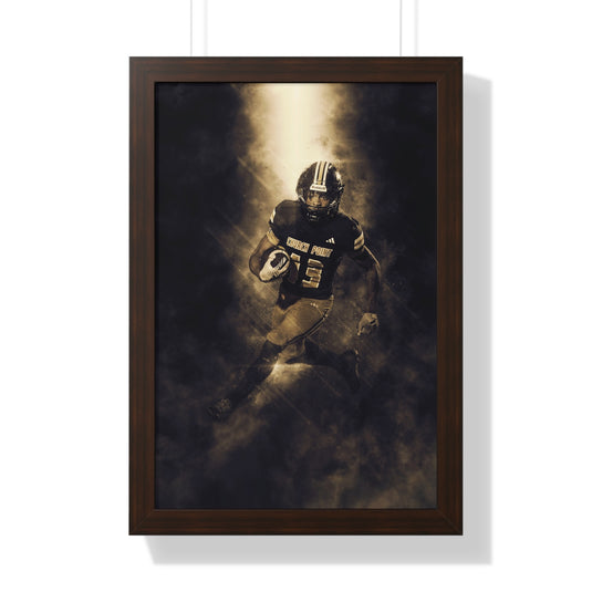 Quick Slants Photography Framed Vertical Poster