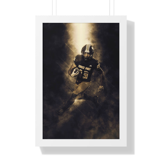 Quick Slants Photography Framed Vertical Poster