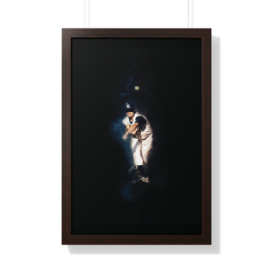 Quick Slants Photography Framed Vertical Poster