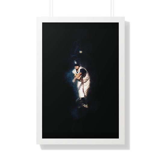 Quick Slants Photography Framed Vertical Poster