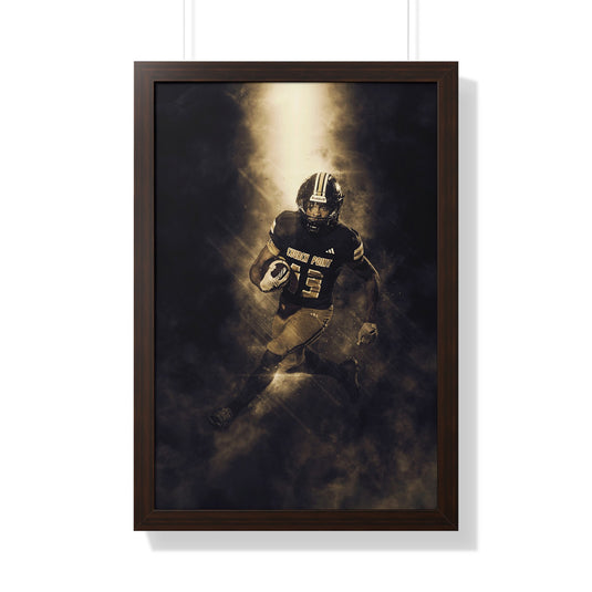 Quick Slants Photography Framed Vertical Poster