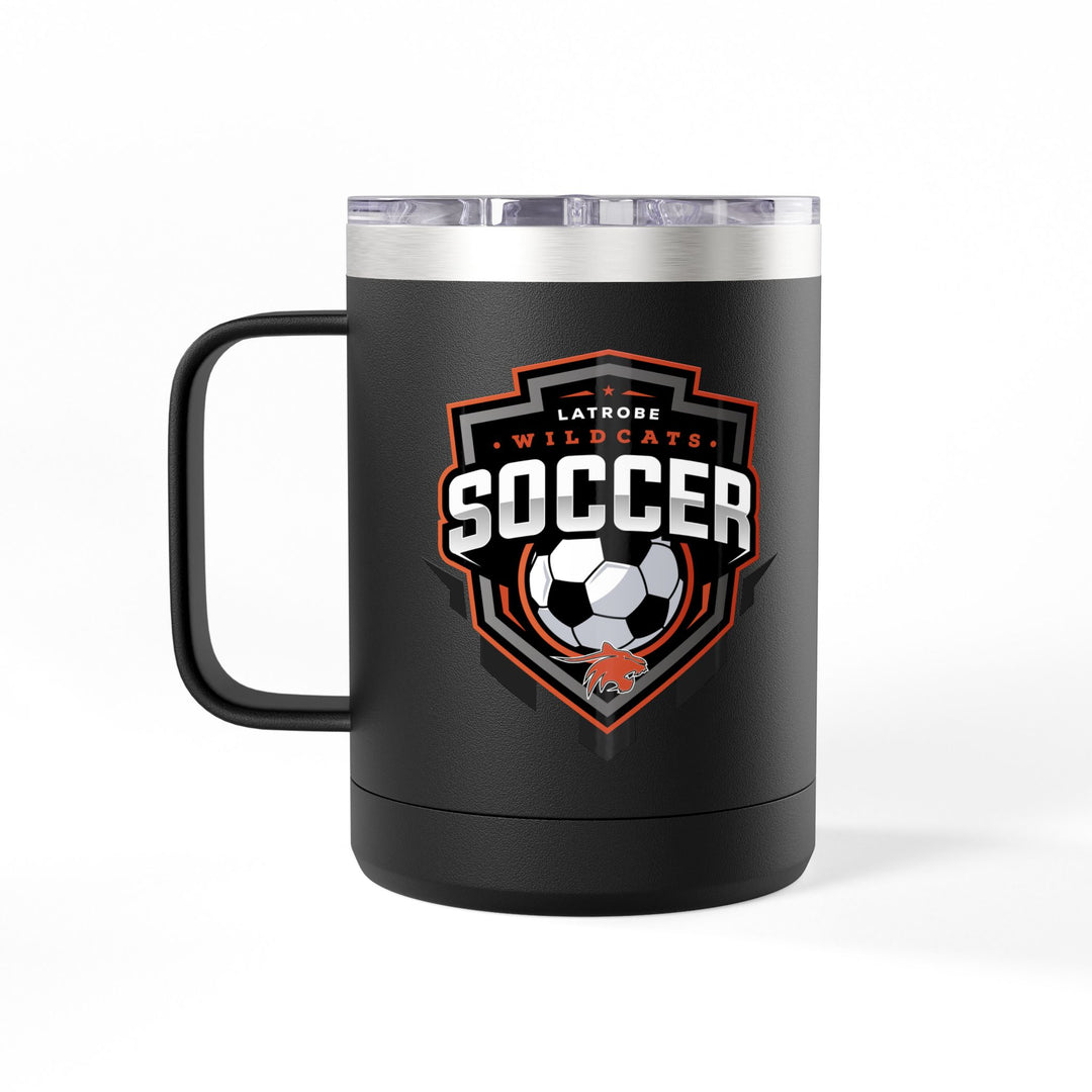Greater Latrobe Girls Soccer Insulated Coffee Mug Tumbler 15oz