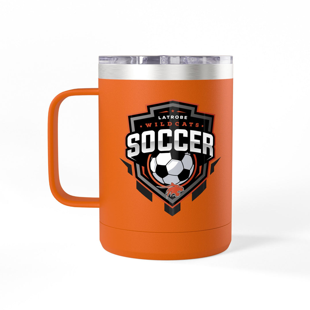 Greater Latrobe Girls Soccer Insulated Coffee Mug Tumbler 15oz