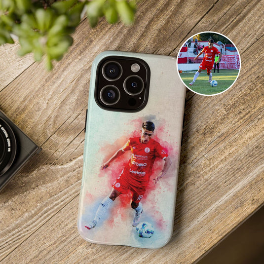 Custom Picture Tough Phone Case - Watercolor Effect