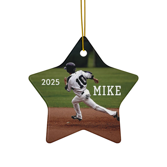 Custom Picture Ceramic Ornament