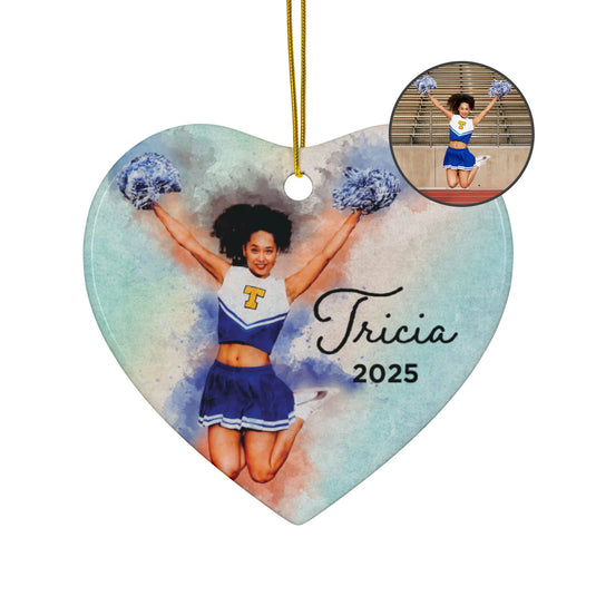 Custom Picture Ceramic Ornament