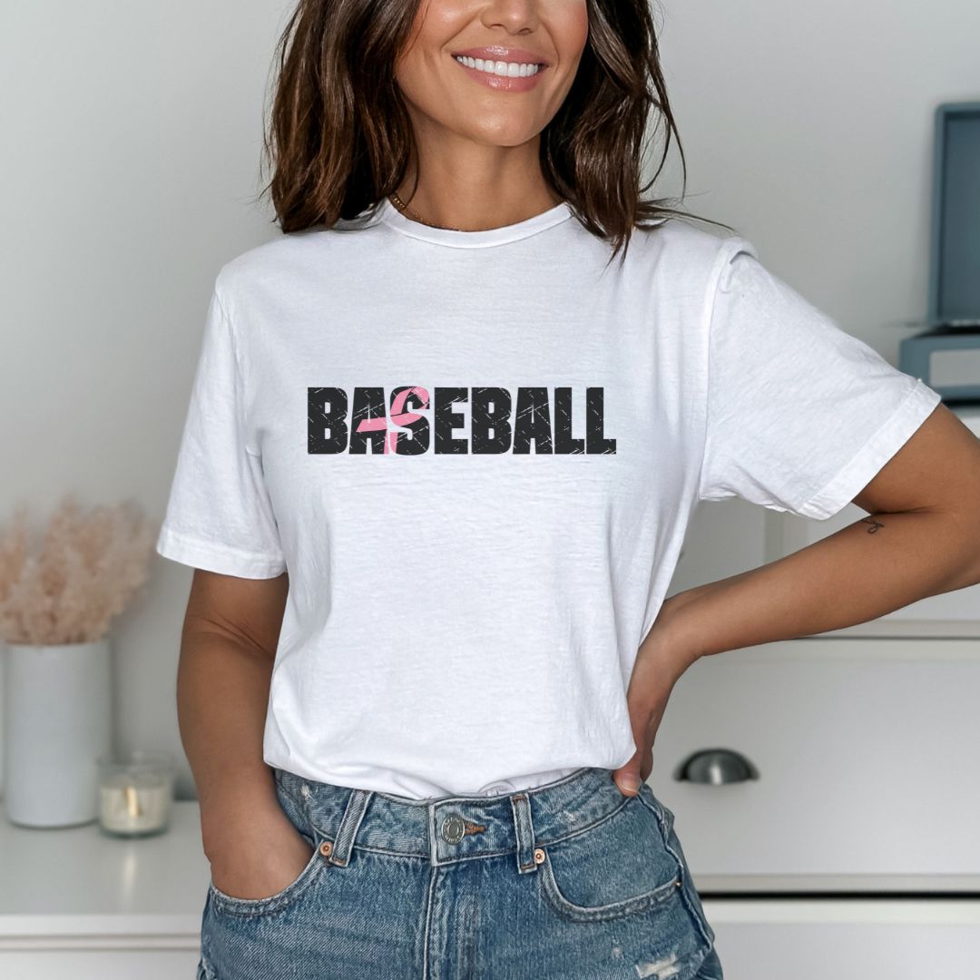 Cancer Ribbon Pick Your Sport Adult Unisex T-Shirt