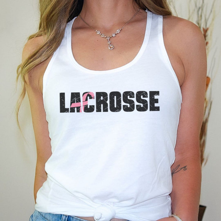 Cancer Ribbon Pick Your Sport Adult Women's Racerback Tank