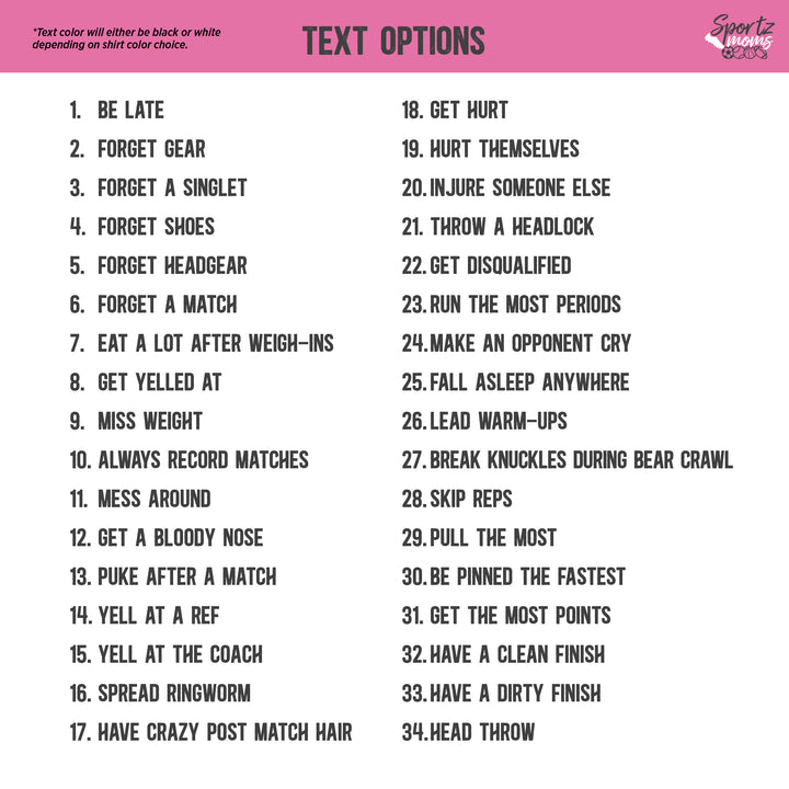 Most Likely To Wrestling Adult Unisex T-Shirt