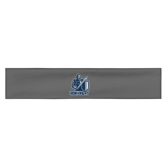 Iron Knights Moisture Wicking Headband Grey w/Knight Logo