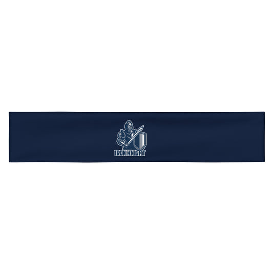 Iron Knights Moisture Wicking Headband Navy w/Knight Logo