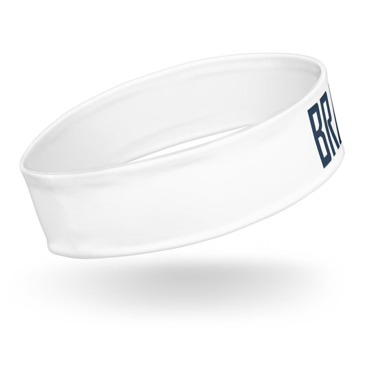 Iron Knights Moisture Wicking Headband White w/Name & Number