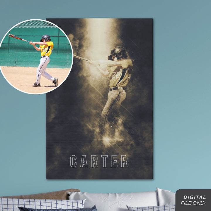 Custom Photo Digital Image - Smoke Effect