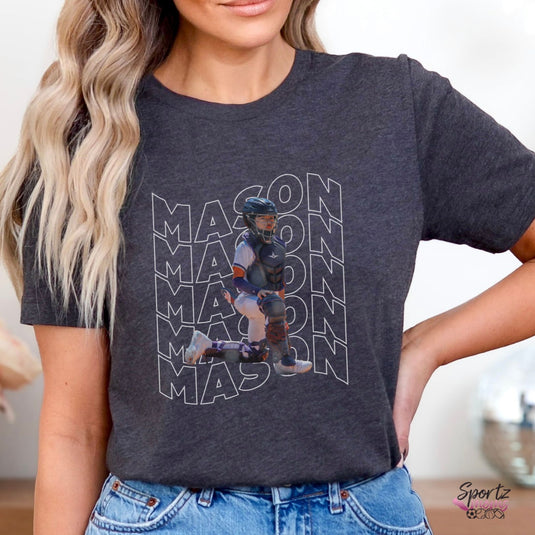 Picture Wavy Name Design - Unisex Adult Basic Apparel