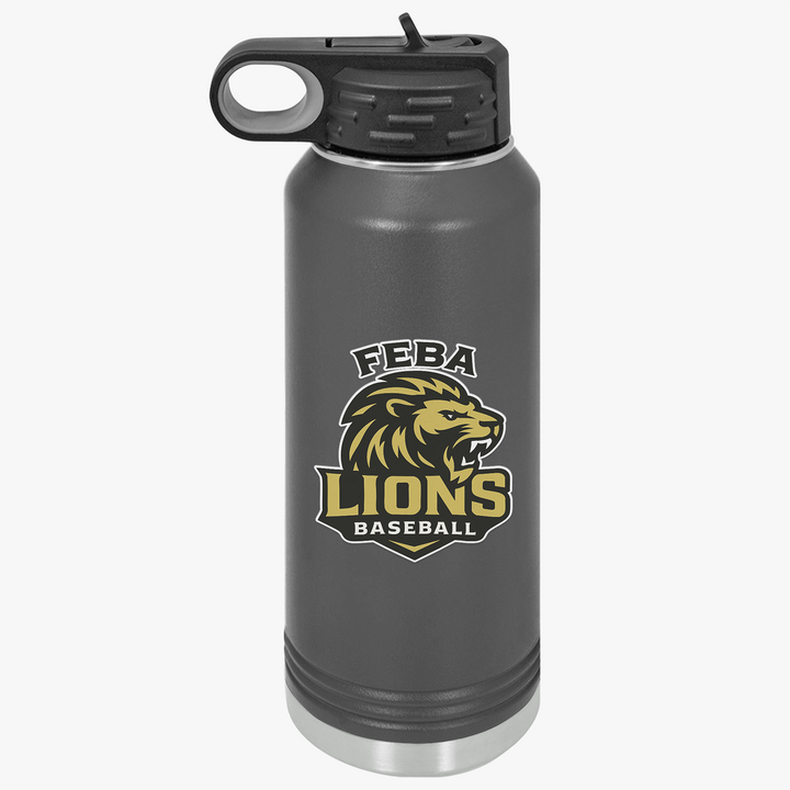 FEBA Lions Baseball Polar Camel 32 oz Water Bottle