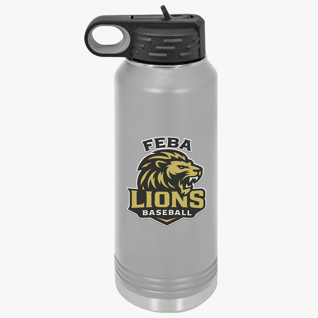 FEBA Lions Baseball Polar Camel 32 oz Water Bottle