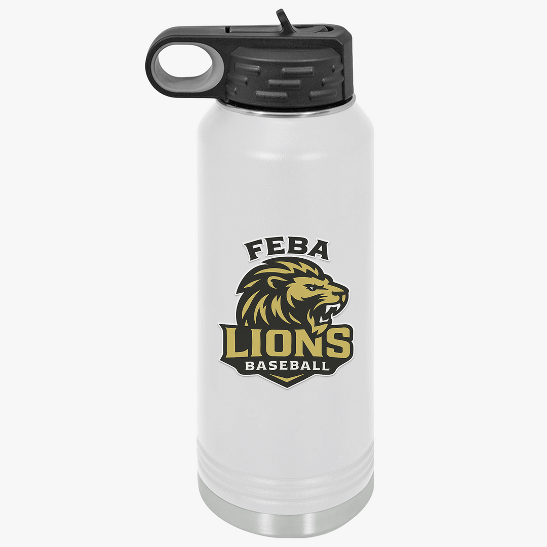 FEBA Lions Baseball Polar Camel 32 oz Water Bottle