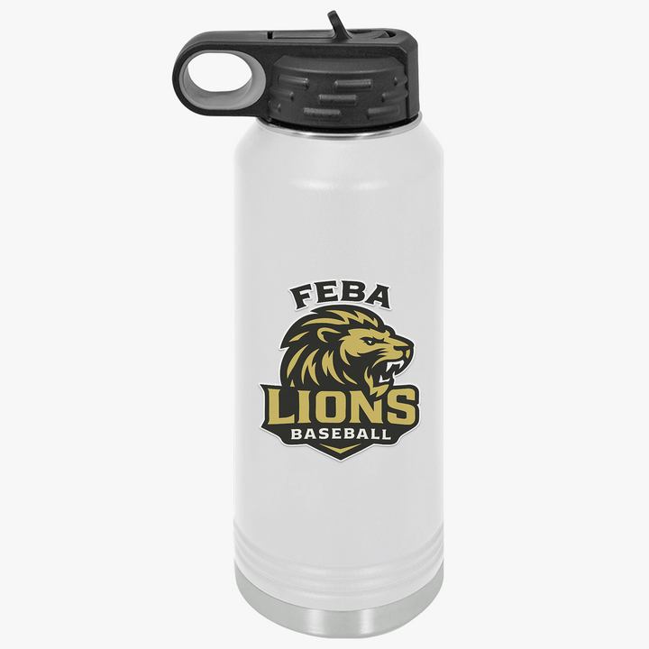 FEBA Lions Baseball Polar Camel 32 oz Water Bottle